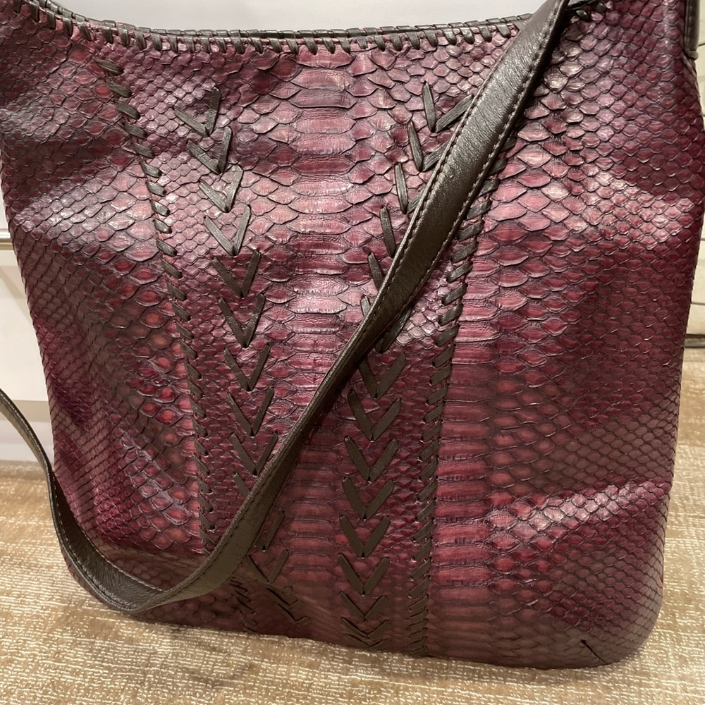 Maroon Leather Bag